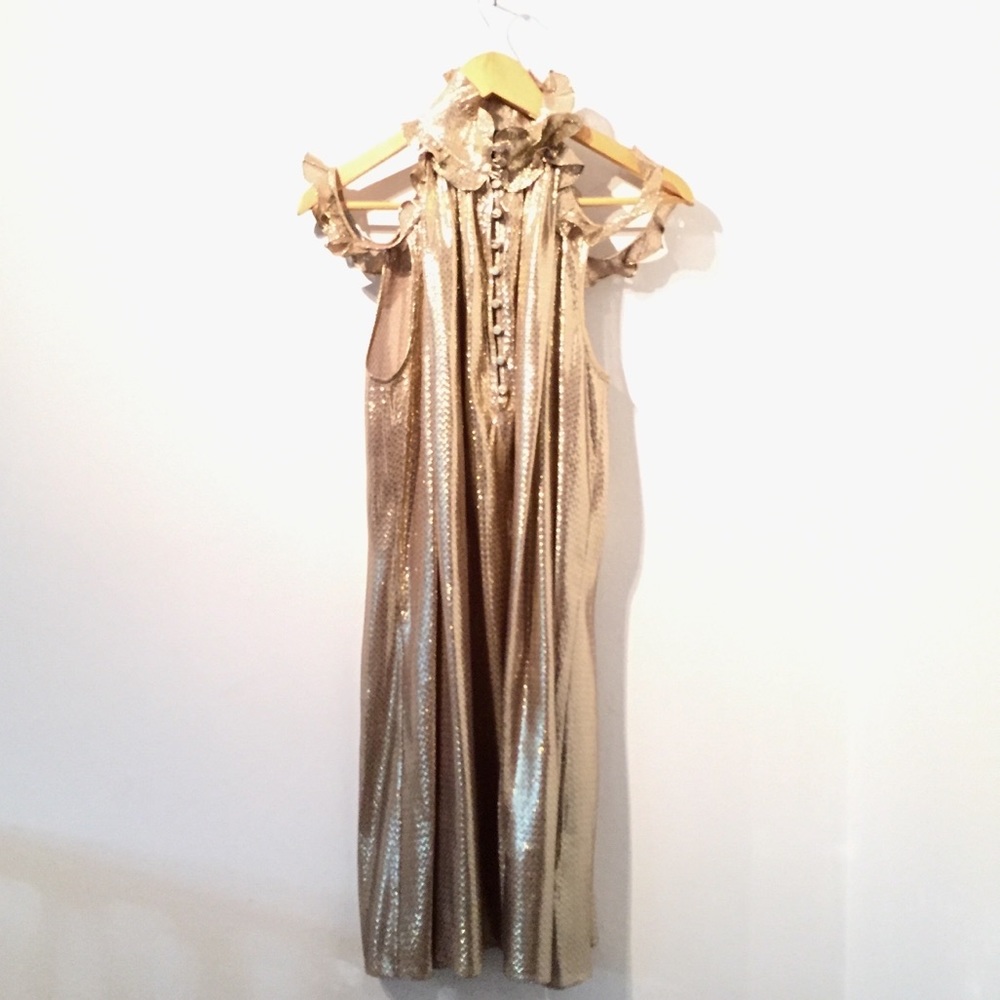 Rachel Zoe Gold Dress